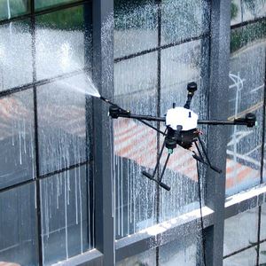 Top-Tier Professional High Pressure Cleaning <b>Drone</b> with Rotating Brushes for Building Window Glass Washing - JIUSI D15R - Product Image 1