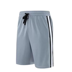 Men's Breathable Quick Dry 100% Cotton <b>Woven</b> Mid Waist Sports <b>Shorts</b> Elastic Waist Drawstring Front Logo Athletic Training Gym - Product Image 3