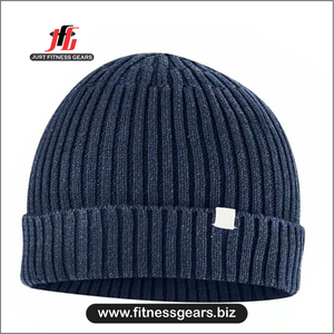 JUST FITNESS GEARS Gorros de Punto Personalizados 100% Acrílicos con Patrón de Letras Y2K, Transpirables, Impermeables, Unisex, para Otoño e Invierno - Product Image 1