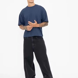 T-shirt long pour homme de qualité supérieure, taille plus, coupe ample, manches courtes, anti-rétrécissement, 100% coton, t-shirt surdimensionné pour homme - Product Image 4