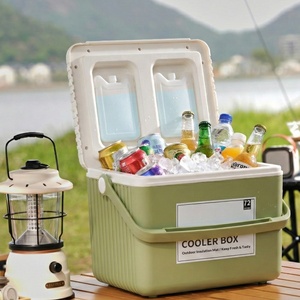 Caja Aislante para Llevar Comida Fría, Nevera Portátil para Acampar al Aire Libre, Picnic, Cubos de Hielo, Refrigerador para Auto, Puesto Comercial, Cubo de Hielo Portátil - Product Image 3
