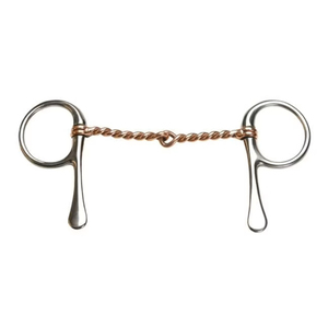 บิตม้าแบบ All-Horse Snaffle พร้อมปากบิตแบบเรียบ บิตครึ่งช้อนสำหรับสัตว์ บิตสแตนเลสสตีล - Product Image 4