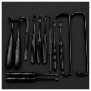 Juego de Instrumentos para Extracción de Cartílago de Costilla Daniel Gubisch con Recubrimiento Negro, Acero Inoxidable, para Rinoplastia, con Certificación CE - Product Image 3