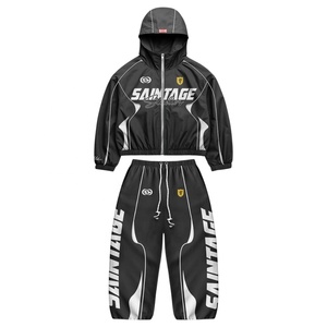 Conjunto Deportivo Cortavientos de Nailon para Hombre 2026, Traje de Correr con Capucha Personalizado, Conjunto Atlético para Correr, Traje Cortavientos Ligero - Product Image 5