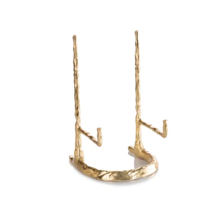 Vente directe usine : Étagère à assiettes en laiton pour comptoir, idéale pour la maison et la restauration, optimise l'espace de rangement - Product Image 1