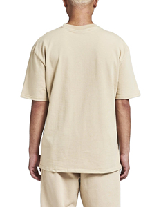 เสื้อยืดคอตตอนทรงหลวม ไหล่ตก 220-300 กรัม เสื้อยืดเปล่าผู้ชายไซส์ใหญ่ รับสกรีนโลโก้ ปัก พิมพ์ลายเสื้อยืด - Product Image 3
