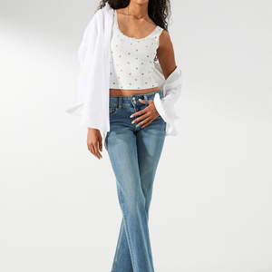 Camiseta de Verano Sexy con Escote Bajo, Básica, a la Moda, para Mujer, Top sin Mangas, Cómoda, de Poliéster, Transpirable, Informal - Product Image 2