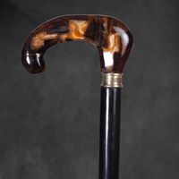 Bâton de marche en résine et bois, design floral FD-2293, léger, durable, écologique, capacité personnalisée, randonnée, extérieur, usage domestique