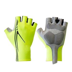 Gants de fitness demi-doigts en maille respirante, antidérapants, avec sangle de poignet réglable, pour la musculation et l'entraînement en salle de sport, unisexe - Product Image 4