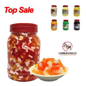 Gelée de coco aux raisins rouges Nata De Coco, topping pour boissons Bubble Tea prêt à consommer, bouteille de 3,85 kg - Product Image 5