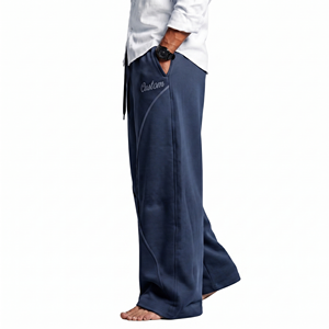 Men Luxury Heavyweight Cotton Fleece Jogger Pants Custom GSM <b>Oversized</b> Streetwear <b>Sweatpants</b> For Winter - Product Image 4