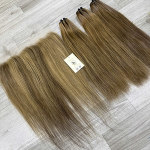 ผมสีเทา ปมเล็กๆ ไฮไลท์สี 5x5 HD Closure ผมตรงธรรมชาติแบบเวฟ ผมเวียดนามแท้ HD Lace Closure - Product Image 6