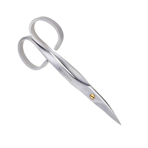 Ciseaux à cuticules en acier inoxydable, lame droite, pointe acérée, trou rond, outils de manucure durables pour adultes - Product Image 4