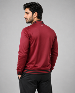 <b>Men</b> Compact Varsity <b>Jacket</b> <b>Lightweight</b> Letterman Baseball <b>Jacket</b> Soft Comfortable Material Ribbed Varsity <b>Jacket</b> Front Casual - Product Image 4