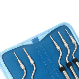 Kit de 5 Osteotomes Sinusaires Premium, Ensemble d'Élévateurs pour Levage Sinus, Instruments d'Implantologie Dentaire Angulés et Concaves en Acier Inoxydable, Manuel, CE - Product Image 2