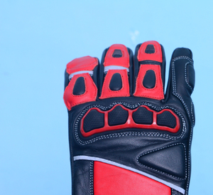 Guantes de Motociclismo de Cuero de Invierno Unisex con Logotipo Personalizado de la Mejor Calidad, Resistentes al Viento, Transpirables, Equipo de Protección para Carreras - Product Image 5