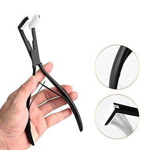 BEST ELECTRO SURGICAL Pince de retrait d'anneaux couleur or ultime, outils de pose d'extensions capillaires à maintien robuste pour usage commercial, en acier inoxydable - Product Image 2