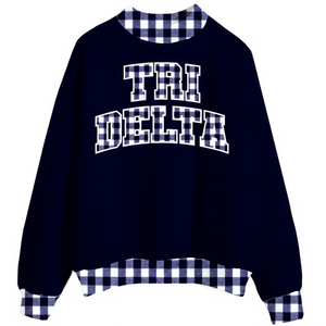 เสื้อสเวตเชิ้ตผู้หญิงคอเต่าผ้าฟลีซเนื้อนุ่มพิมพ์ลายอักษรกรีก ALPHA ปักด้านหน้า ผลิตตามสั่ง 100% ผ้าฝ้าย เป็นมิตรกับสิ่งแวดล้อม สำหรับฤดูใบไม้ร่วงและฤดูหนาว - Product Image 5