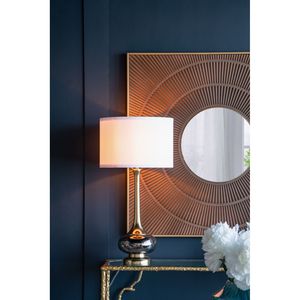 D15x29 <b>Table</b> <b>Lamp</b> with <b>Glass</b> Drum <b>Shade</b> Assembly Required - Product Image 6