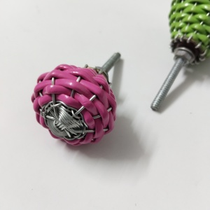 Premium Metal Knitted Green Door <b>Knobs</b> Elevate Your Home Decor with Hand-Selected Durable and Stylish Design Elements - Product Image 3