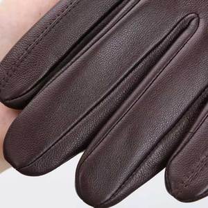 Latest Design Leather Touch Screen Thermal Winter <b>Driving</b> <b>Gloves</b> in Solid Color Waterproof Driver Safety Daily Use <b>Gloves</b> - Product Image 4
