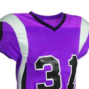 Ropa Deportiva con Logotipo Personalizado, Jersey de Fútbol Americano Sublimado, Manga Corta, Talla Grande, Diseño Clásico, OEM, Talla Personalizada - Product Image 4