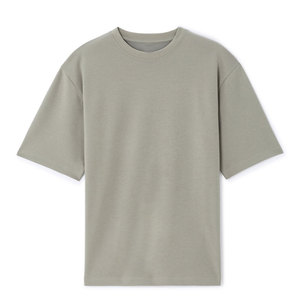 Camisetas Vintage Negras para Hombre al por Mayor, Estilo Esencial con Hombros Caídos, Personalizables, de Alta Calidad y Talla Grande - Product Image 1
