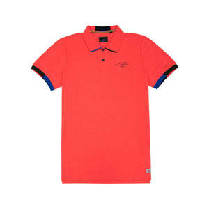 T-shirt en coton et polyester de qualité fiable, col tendance, imprimé, manches courtes, polos pour hommes - Product Image 1