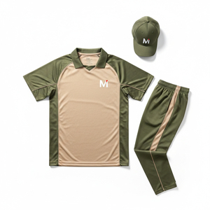 Tenue de cricket sublimée pour hommes, conception d'équipe personnalisée, impression numérique, maillot et pantalon de cricket d'été, vêtements de sport professionnels en gros - Product Image 1