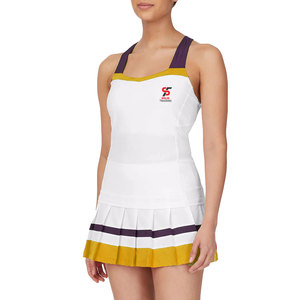 Tenue de tennis élégante pour femmes, vêtements de sport Solid Trader avec technologie d'évacuation de l'humidité pour des séances d'entraînement agréables - Product Image 1