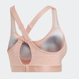 Sujetador deportivo push-up sin costuras para mujer, diseño cruzado, cuello redondo, soporte medio, tela transpirable, color liso, diseño hueco, personalizado - Product Image 5