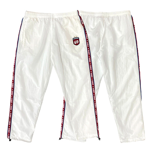 Lightweight Printed Crinkle <b>Polyester</b>/Cotton Quick Dry Tracksuit Set with Zip Windbreaker Jacket and <b>Jogger</b> Pants for <b>Men</b> - Product Image 2