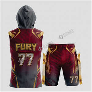 Uniformes de Fútbol Americano 7v7 Personalizados al por Mayor, Tallas Grandes, Transpirables, de Secado Rápido, Estampados, sin Mangas, Ajuste Elástico - Product Image 3