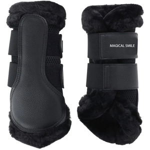 Botas de cepillado para caballos de alta calidad, altamente suaves, que ofrecen protección óptima y máxima comodidad para las patas del caballo. - Product Image 1