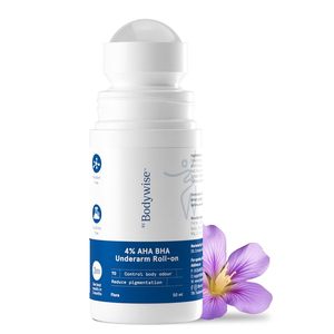 บี-บอดี้ไวส์ โรลออนระงับกลิ่นกายใต้วงแขน 4% AHA BHA เพื่อผิวเรียบเนียน ประกอบด้วย 2% แลคติก 1% แมนเดลิก และ 1% ซาลิไซลิก แอซิด |   1.69 ออนซ์ (50 มล.) - Product Image 1