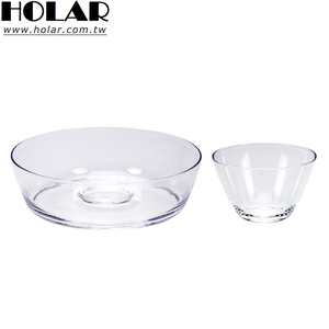 [Holar] Ensemble de saladiers en plastique transparent de grande taille, fabriqués à Taïwan, prêts pour les fêtes, pour la restauration, les réceptions et la maison - Product Image 1