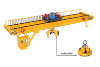 Grues de pont aérien à double poutre de type QZ 20 tonnes 30 tonnes 50 tonnes 100 tonnes certifiées ISO à usage intensif avec grippage hydraulique électrique