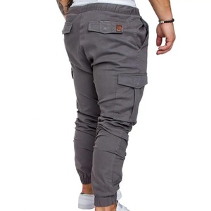Nouveau pantalon de jogging décontracté pour homme, couleur unie, avec poches, pantalon de sport, pantalon de jogging streetwear pour homme - Product Image 2