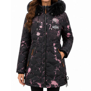 Chaqueta Impermeable para Mujer, con Cintura Ajustable, Aislamiento Reforzado y Construcción Resistente, Ideal para Senderismo - Product Image 1
