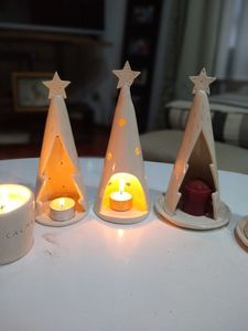 Handmade Decorative Resin <b>Candle</b> Holder, Modern Tabletop <b>Candle</b> <b>Stand</b> for Home Decoration, Rustic Centerpiece, Dining Table - Product Image 4