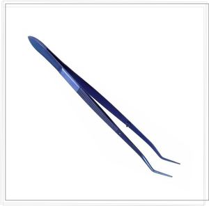 แหนบเมเรียม แหนบสำหรับดึงฝ้ายและผ้าก๊อซ คีมจับเนื้อเยื่อ คีมผ่าตัดแบบโค้ง ปลายหยัก ได้รับการรับรองมาตรฐาน CE ISO ระดับ Class I - Product Image 3