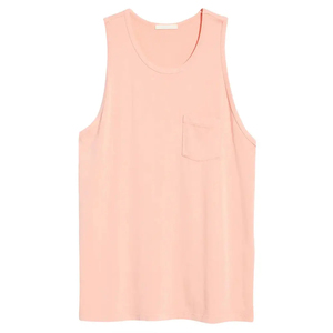 Camiseta sin Mangas Personalizada para Hombre, Cuello Redondo, Ligera, de Algodón Suave, Chaleco de Verano Transpirable para Uso Diario, OEM - Product Image 1