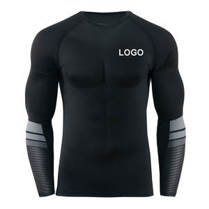Rashguard à manches longues pour homme, motif camouflage blanc et noir, impression par sublimation, protection UV écologique, séchage rapide, polyester/nylon - Product Image 5