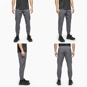 Pantalon de jogging en molleton épais de haute qualité, personnalisable, pour hommes, prix usine - Product Image 2