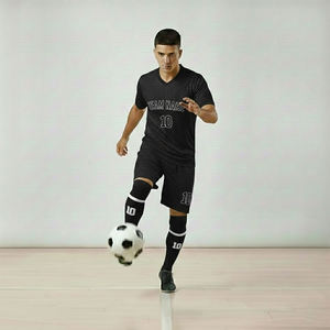 Tenue de football pour hommes de haute qualité, 100% polyester, vêtements de sport, ensemble de maillots de football à sublimation intégrale avec faible MOQ - Product Image 1