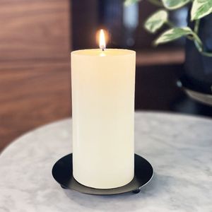 Candele a Colonna Non Profumate Avorio 3x6 Pollici con Stoppino Singolo, Confezione da 3 - Product Image 4