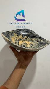 Resin <b>Ceramic</b> Polished Fruit <b>Bowl</b> Set Handmade Classic Design <b>Serving</b> <b>Bowl</b> Lightweight Home Decor FC-3287 Uttar Pradesh FAIZA - Product Image 5