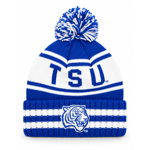 Gorro de Invierno Personalizado con Pompón Tejido, Logotipo Bordado, Jacquard, Deportivo, Universitario, con Borde, Fabricante Mayorista OEM - Product Image 1