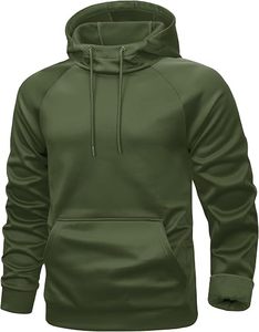 Sweat-shirt à capuche rouge en coton, vêtement décontracté pour adultes, toutes saisons, usage promotionnel, poche kangourou - Product Image 6