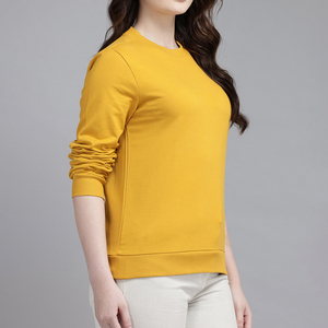 Sudaderas de Mujer Hechas de Algodón, Nueva Llegada, Venta Directa de Fábrica, Logotipo Personalizado, Material Sólido, Sudaderas de Mujer - Product Image 4